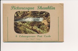 CPSM ROYAUME-UNI - Isle Of Wight - 6 Coulourgravure Post Cards Picturesque Shanklin - Autres & Non Classés