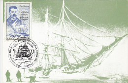 11315- BELGICA ANTARCTIC EXPEDITION, E. RACOVITA, SHIP, MAXIMUM CARD, 1998, ROMANIA - Antarctic Expeditions