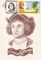 11360- CHRISTOPHER COLUMBUS, SAILING SHIP, MAXIMUM CARD, 1992, ROMANIA - Christopher Columbus