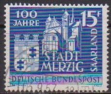Saarland1957 MiNr. 401 O Gest. 100 Jahre Stadt Merzig  (2172  ) - Usados
