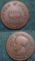 M_p> Napoleone Re D'Italia 1 Soldo ( O 5 Centesimi ) 1809 M ( Milano ) 1° Tipo - Napoleonische