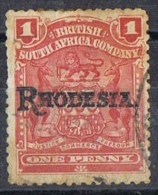 Sello RHODESIA, British South Africa Company 1909. Mi Num 83 º - Nordrhodesien (...-1963)