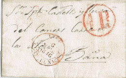 11421. Envuelta Pre Filatelica VICH (Barcelona) 1846 - ...-1850 Prephilately