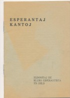ESPERANTO Livret De 16 Pages Esperantaj Kantoj Chansons - Unclassified