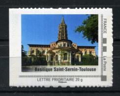 Basilique Saint Sernin Toulouse .  Adhésif Neuf ** . Collector " MIDI PYRENEES  " 2009 - Collectors