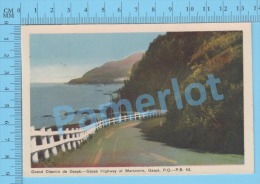 Gaspé Quebec ( Grand Chemin De Gaspé à Marsouins ) Carte Postale Post Card Recto/Verso - Gaspé