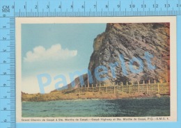 Gaspé Quebec ( Grand Chemin De Gaspé à Ste Marthe ) Carte Postale Post Card Recto/Verso - Gaspé
