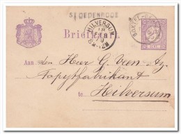 Briefkaart 1879 Stempel Boxtel-Gennep En Langstempel St Oedenrode, J V.d. Hagen Leerlooyer - Covers & Documents