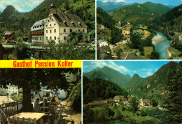 AK Steiermark 8924 Wildalpen Gasthof Pension Koller Salza Gastgarten Gasthaus Österreich Austria Autriche Ansichtskarte - Wildalpen