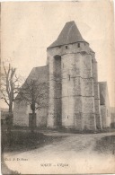 SOUCY   L'église écrite  TB (petit Jaunissement Dos) - Soucy