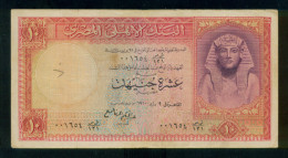EGYPT / 10 POUNDS / P 32 / 9 MAY 1960  / NM : 121 / SIG. ABD EL HAKIM EL-REFAY - Egypte