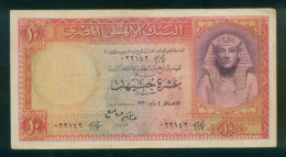 EGYPT / 10 POUNDS / P 32 / 4 MAY 1960  / NM : 117 / SIG. ABD EL HAKIM EL-REFAY - Egypt