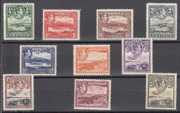 Antigua MNH 1938, 10 Values, Upto 5s, Excellent Condition, Cat., Above £70.00, KG VI  Series - 1858-1960 Colonia Britannica
