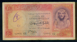EGYPT / 10 POUNDS / P 32 / 25 APRIL 1960  / NM : 109 / SIG. ABD EL HAKIM EL-REFAY - Egypte
