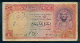 EGYPT / 10 POUNDS / P 32 / 23 APRIL 1960  / NM : 107 / SIG. ABD EL HAKIM EL-REFAY - Egypte