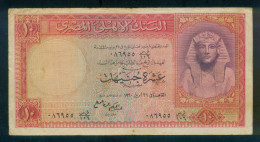 EGYPT / 10 POUNDS / P 32 / 21 APRIL 1960  / NM : 106 / SIG. ABD EL HAKIM EL-REFAY - Egypte