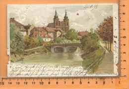 DONAUESCHINGEN: Gruss Litho, Schützenbrücke - Donaueschingen