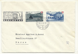 1948 PP Sonderstempel Neuchatel Mit PP Frankatur - Brieven En Documenten