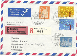 1963 Flugbrief Nach Wien Mit Ak Stempel Sehr Schön - Sonstige & Ohne Zuordnung