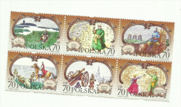 Pologne  N°3533 à 3538 Neufs - Unused Stamps
