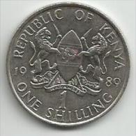 Kenya 1 Shilling 1989. - Kenya