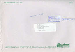 Österreich Graz Verlagspostamt P.b.b. Taxe Percue Drucksache 1995 Internationales Städteforum Brief Nach Deutschland - Machines à Affranchir (EMA)