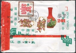 CHINA 2013 - REGISTERED POSTAL STATIONARY - NEW YEAR PICTURES FROM LIANGPING - Covers & Documents
