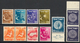 ISRAEL  1949-55  **  LUXE - Unused Stamps (with Tabs)
