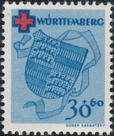 De Allierte Besetzung Württemberg Mi# 42A ** - Württemberg