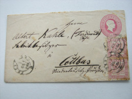 1867, Ganzsache Mit Zusatzfrankatur - Interi Postali