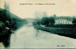 N°2107A -cpa Acquigny -le Château Et La Rivière Eure- - Acquigny