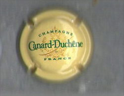 CHAMPAGNE - CANARD DUCHENE N° ?  Jaune Crème Petites Lettres - Canard Duchêne