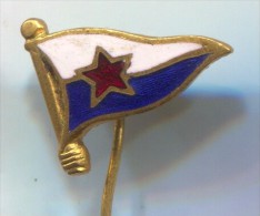 Rowing, Kayak, Canoe - Yugoslavia, Vintage Pin, Badge, Enamel - Remo