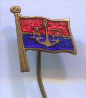 Rowing, Kayak, Canoe - Yugoslavia,  Vintage Pin, Badge, Enamel - Remo