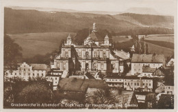 AK Vamberice Albendorf Wambierzyce Gnadenkirche Kirche Blick Heuscheuer Bei Radkow Wünschelburg Stempel Bez. Breslau - Sudeten