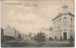 Braaschaet-Polygone.--Vue Dans Le Village (Tram) - Brasschaat