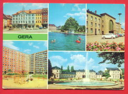 159293 / Gera In Thüringen - MARK SOMMERBAD , HAUPTBAHNHOF , SONNENBRUNNEN , PARK -  Germany Allemagne Deutschland - Gera