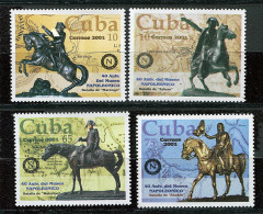 (cl 21 - P24) Cuba ** N° 3964 à 3967 - (ref. Michel Au Dos) Musée Napoléonien - - Unused Stamps