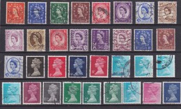 GRANDE-BRETAGNE  ELIZABETH II  32 Différents - REF MSGB1 - Verzamelingen