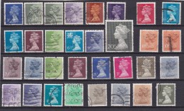 GRANDE-BRETAGNE  ELIZABETH II  32 Différents - REF MSGB2 - Collections