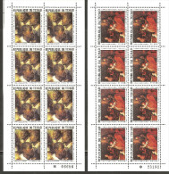 Chad 1969 Mi# 264-269 Kleinbogen (6) ** MNH - Complete Set In Mini Sheets Of 8 - Paintings By Rubens, Murillo, Gauguin.. - Chad (1960-...)