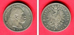 PRUSSE      ( KM  112.1 ) .  TB   50 - 2, 3 & 5 Mark Silber