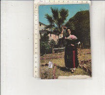 PO9724C# CATANZARO - LAMEZIA TERME - NICASTRO - DONNA COSTUMI TIPICI CALABRIA  VG 1968 - Lamezia Terme