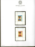 ITALIA 1967/2023  COLLEZIONE NUOVA - 5 Album - 520 Fogli Circa (manca Foglietto 1999 Milan E 2021 Turistica) - Collections