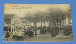 Mesnil Saint  Denis (S - Et O) - La Fête De Jeanne D´Arc - 5 Mars 1911 :::: Animation - Groupes - Enfants - Le Mesnil Saint Denis