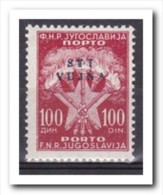 Triest Zone B 1952, Postfris MNH, Porto - Ongebruikt