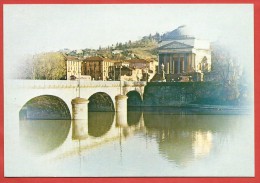 CARTOLINA NV ITALIA - TORINO - Chiesa Della Gran Madre Di Dio Con Ponte Vittorio Emanuele I Sul Po - 10 X 15 - Églises