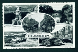 ENGLAND  -  Cheltenham Spa  Multi View  Used Vintage Postcard As Scans (creased Corner) - Cheltenham