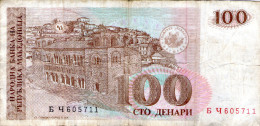 Makedonija,1993,Mazedonien,Macedonia,Macedoine,Pick#12, 100 Denari 1993,as Scan - Nordmazedonien