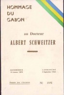 GABON  - A. SCHWEITZER - NOBEL PRIX - GOLD FOLIA - LUX - 1965 - Albert Schweitzer